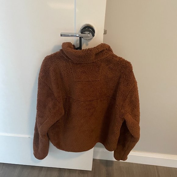 Girlfriend Collective Teddy Recycled Half-Zip Fleece - Picture 3 of 4